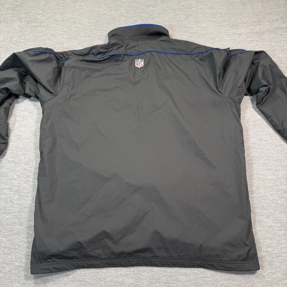 Nike NFL OnField Pullover Men Medium Gray Giants 1/4 Zip Windbreaker Jacket - Picture 6 of 9